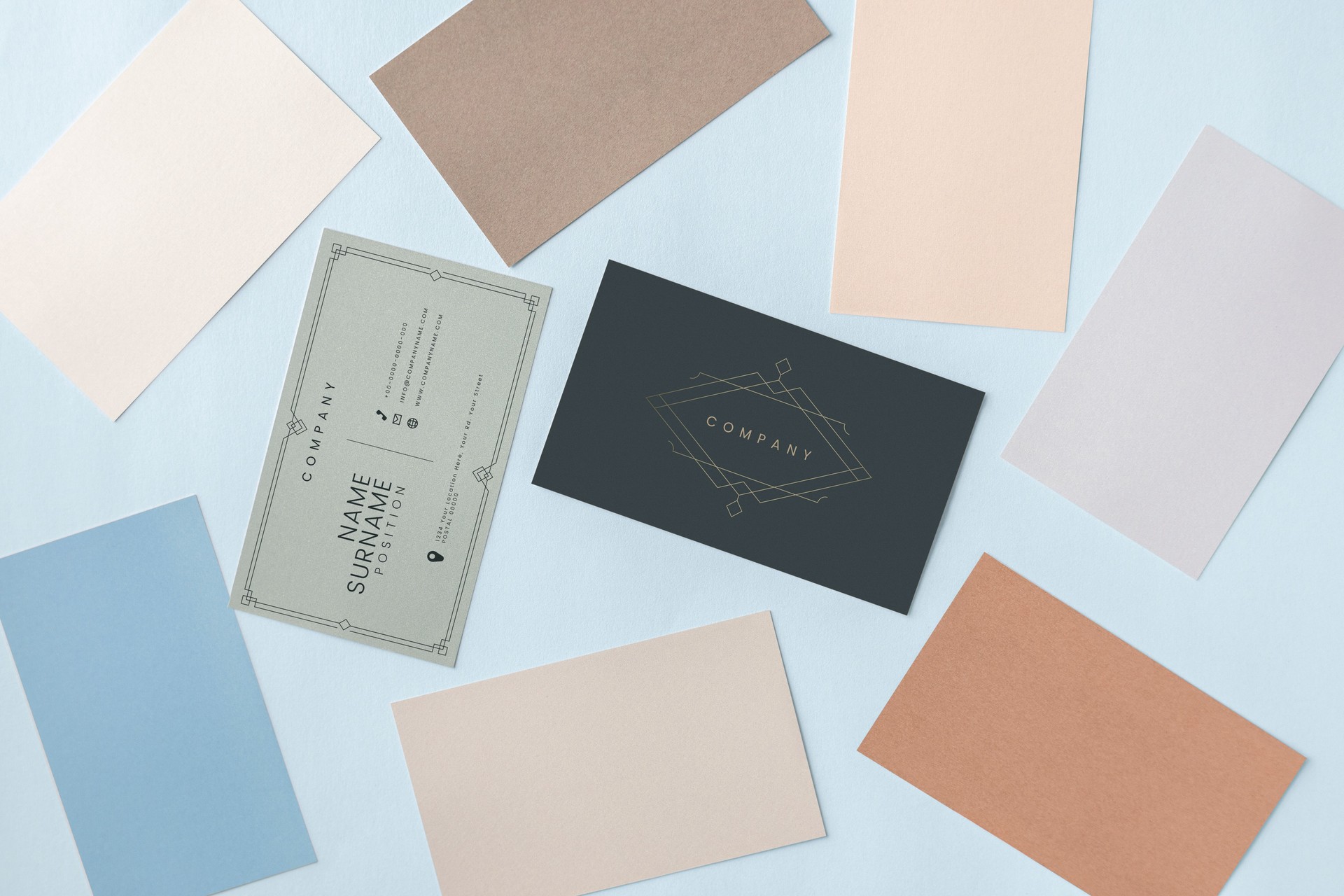 Business card and name card mockup